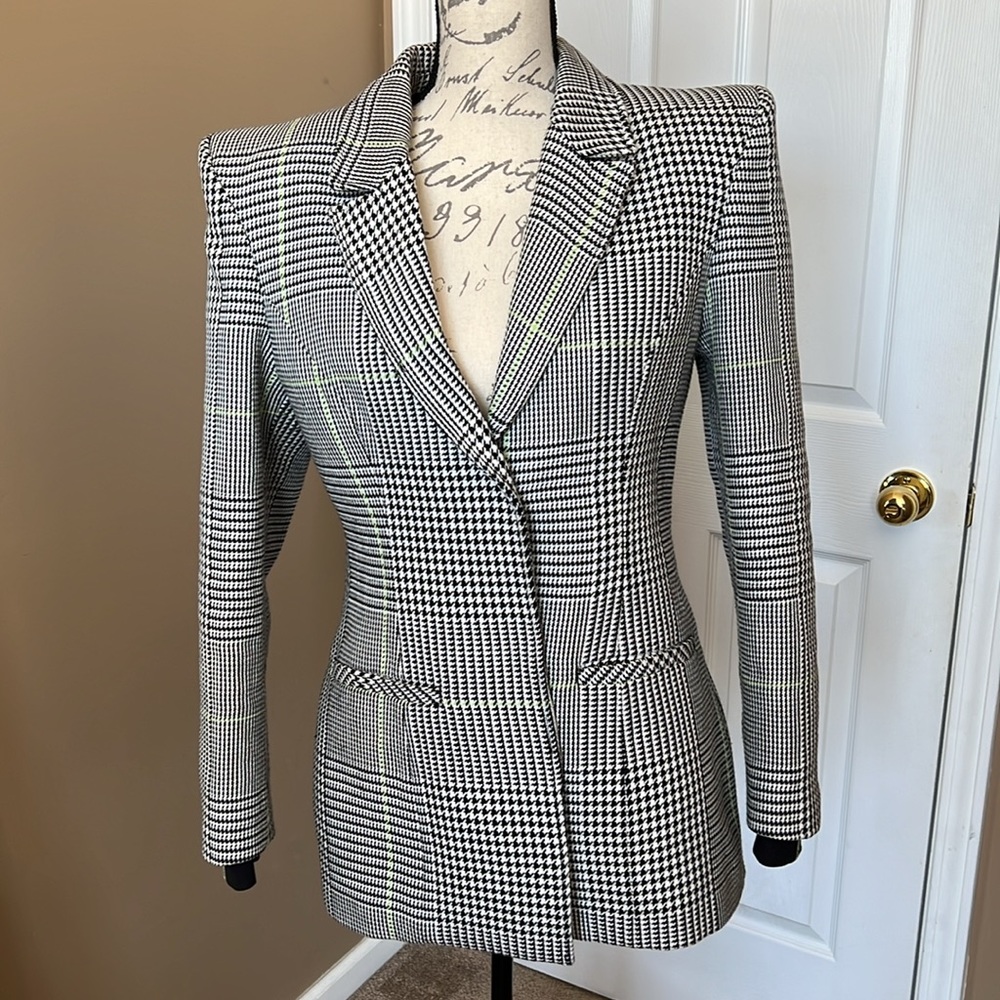 IVYPARK X ADIDAS houndstooth blazer